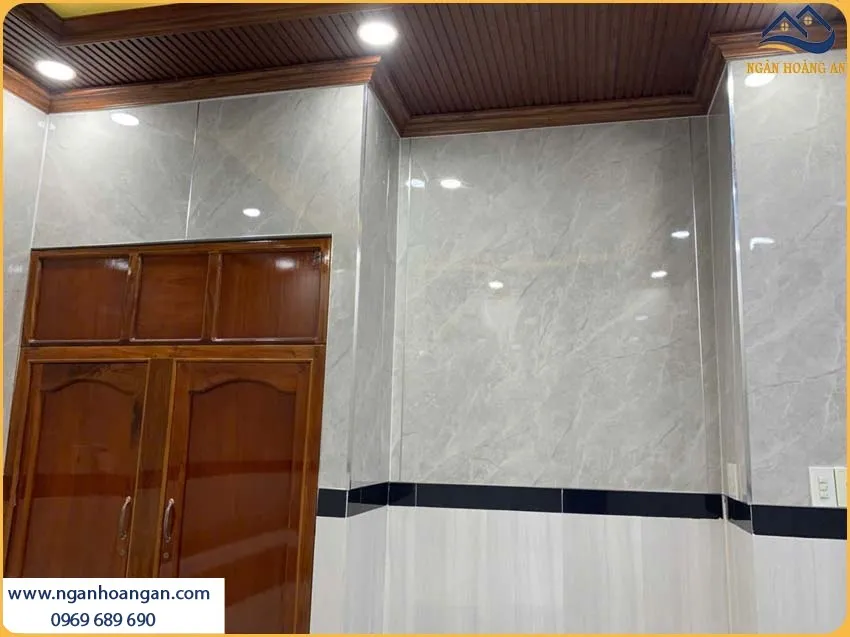 Thi Công Tấm PVC Giả Bê Tông Kosmos Không Bám Bụi, Dễ Lau Chùi